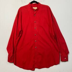 Stubbs Texas Vintage Western Cowboy Buffalo Indian Head Nickel Button Shirt XXL